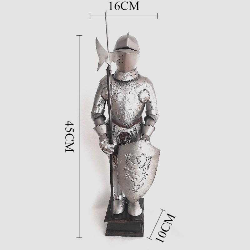 

Retro Armor Figurines Art Miniature Creative Character Figurines Desktop Funny Ornaments Home Table Decoration Crafts Gift