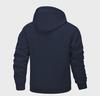 European Men's Lambskin Hooded Jacket - Warm, Windproof, Casual Autumn/Winter Wear