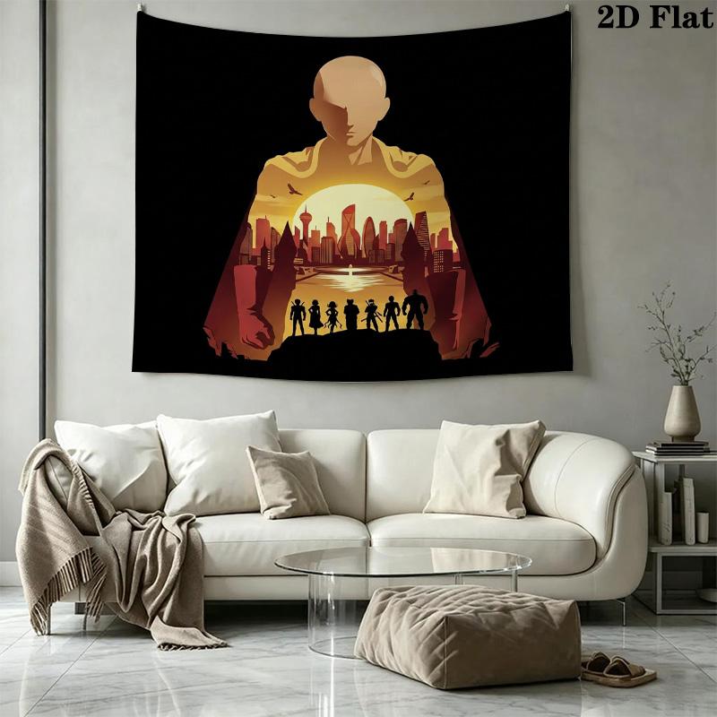 Onepunch Man Wall Tapestry Aesthetic Wall Hanging Printed Fabric Blanket Decorative Tapestries For Bedroom Living Room Home Decor