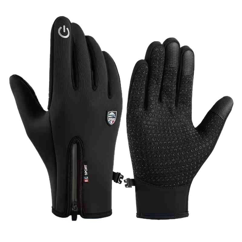 Men's and Women's Thickened Winter Waterproof Touchscreen Cycling Gloves