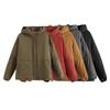 2024 Autumn Women's Fashion: European & American Style Hooded Long Sleeve Cotton Jacket - Versatile, Simple, Loose Fit In Five Colors.
