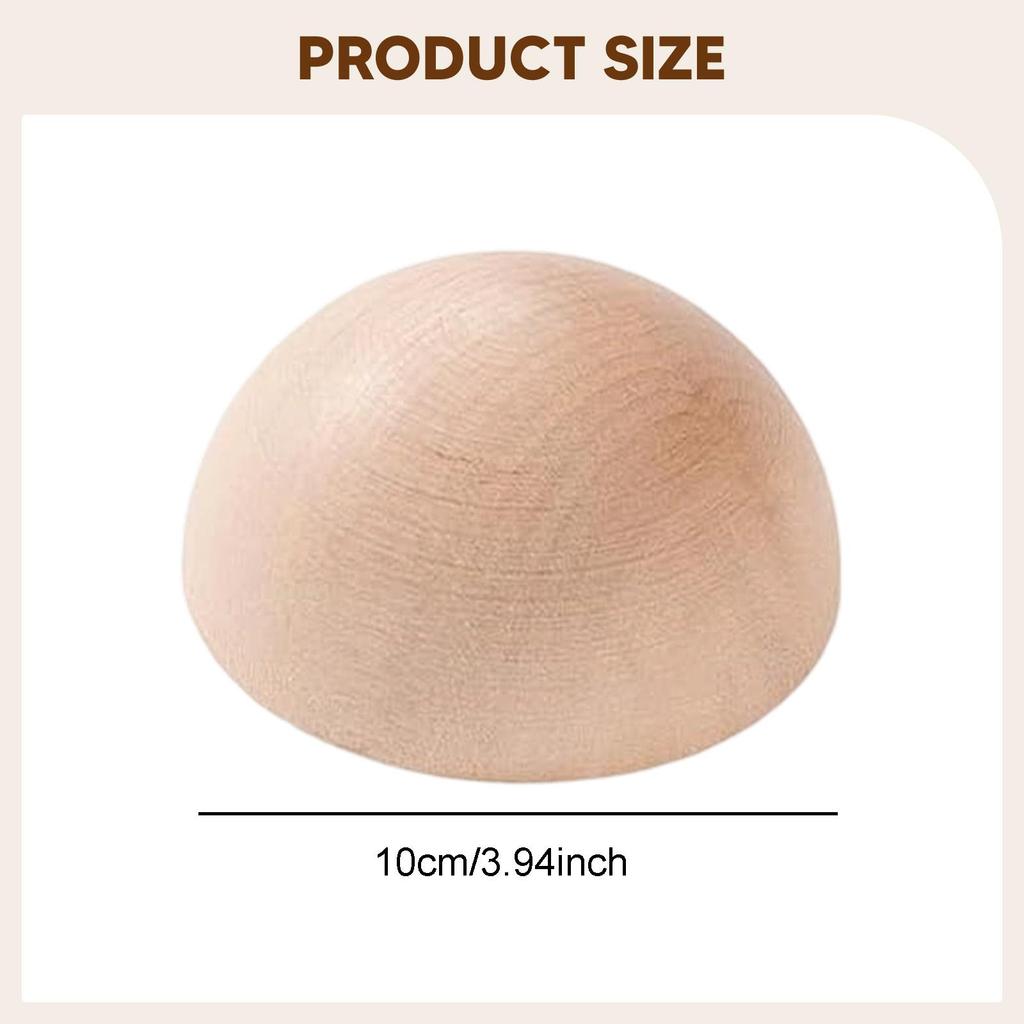 Outil de Presse pour Assiette en Poterie en Bois Demi-Rond Moules en Argile pour Cercle de Poterie et Projets DIY en Porcelaine