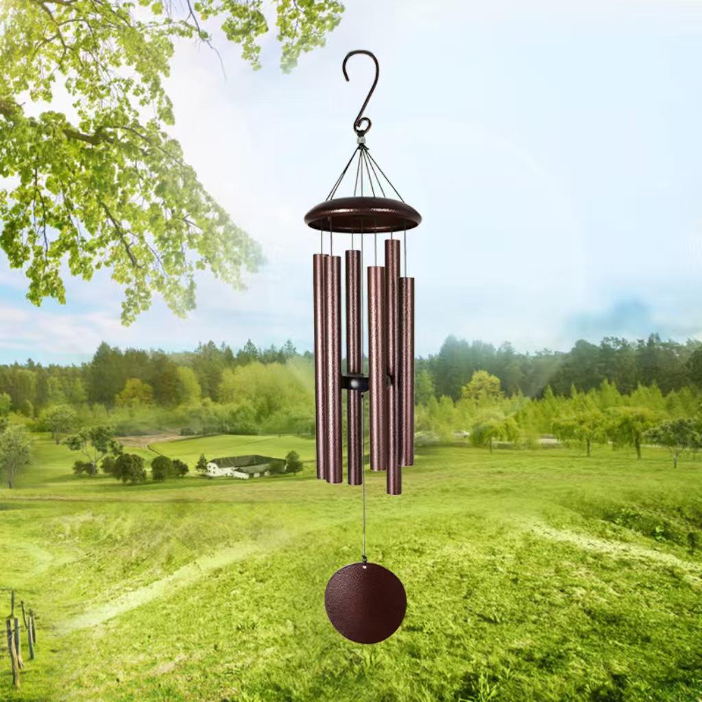 NatureMelody Aluminum Tube Wind Chime Ornament for Europe & America