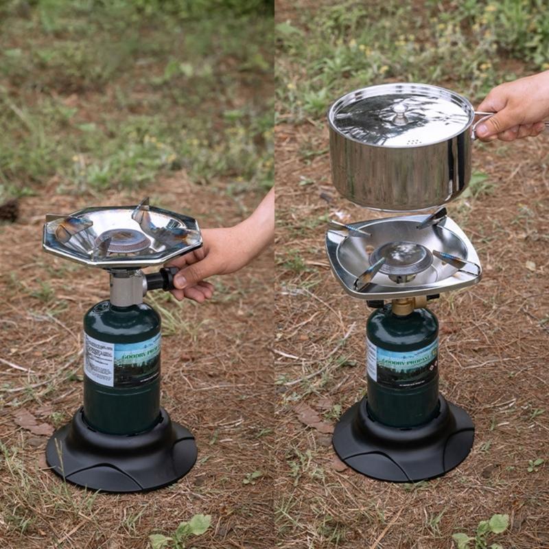 Portables Gas Canister Support Base Fuels Tanks Stabilizers with Nonslip Base for Gas Tanks Storage Outdoors