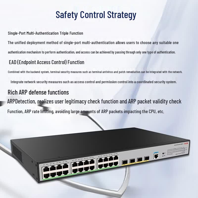 H3C S5135S-28P-HPWR-SI Layer 3 Managed Gigabit PoE Network Switch