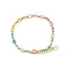 Bracelet - Luxenter - Morae - Argent 925 - Or 18k - Zircone multicolore