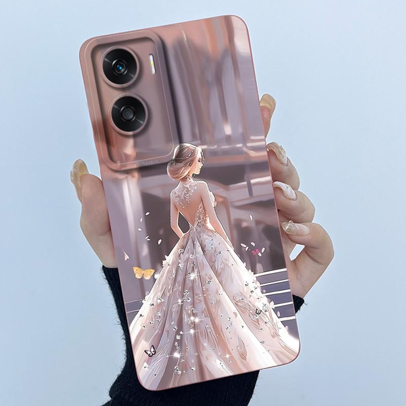 Für Honor 90 Lite 5G X50i 5G 2023 Handyhülle Panda Mädchen Katzen Weiches Silikon TPU Rückabdeckungen Stoßfänger Für Honor 90Lite Fundas Coque