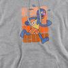 Sesame Street Unisex Adult Run Run Heather Hoodie