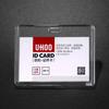 Fashion Clear Card Cover Plastic Transparent Card Holder for Business Bank ID Credit Card