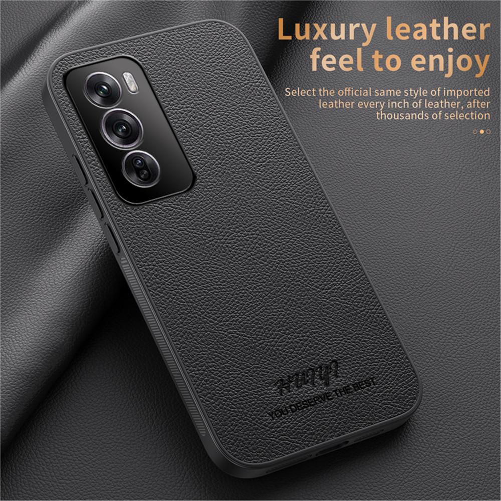 Luxury Business Leather Soft Frame Magnetic Cover For OPPO Reno12 Pro Reno 12 Pro 5G Phone Cases Capa