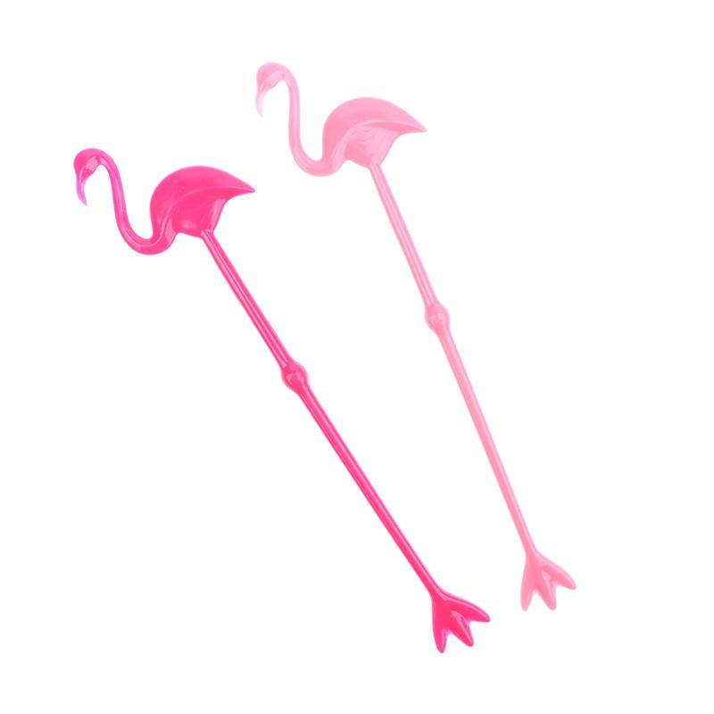 6 Stücke Kunststoff Cocktail Muddler Trinken Wein Decor Cocktail Swizzle Sticks Feigenkaktus Flamingo Wein Rührer Kaffee Puddler
