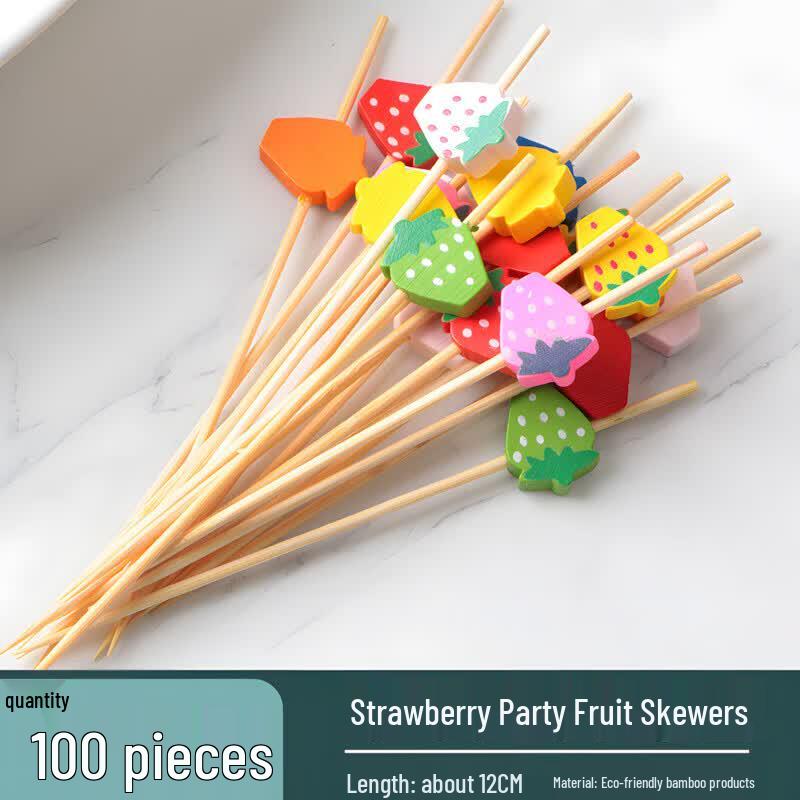 Disposable Bamboo Fruit Skewers
