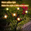 6/8 Head Butterfly Solar Garden Lights Waterproof Solar Landscape Lights  Lawn Lighting