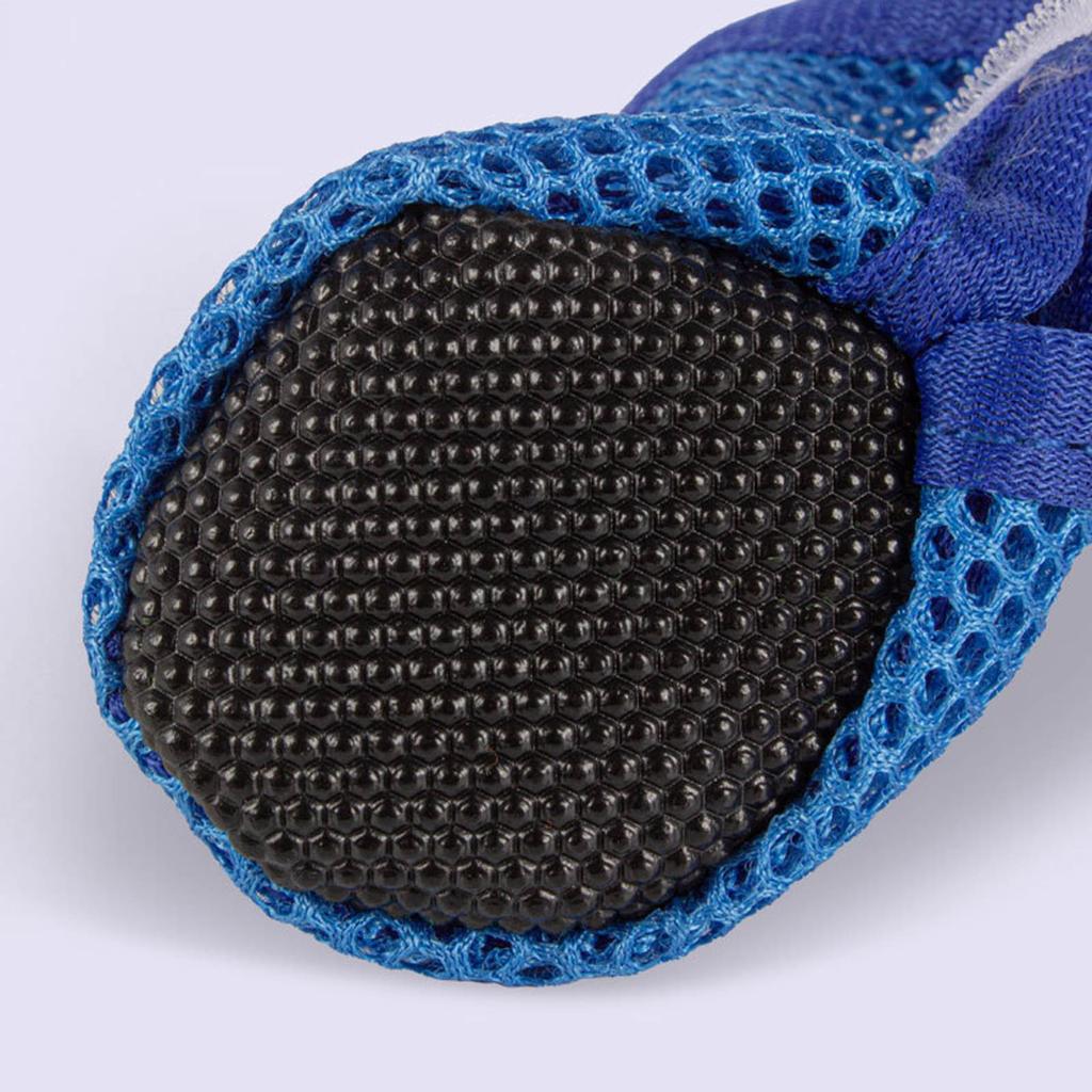 Dog Mesh Boots Paw Protector AntiSlip Dog Shoes for Outdoor Running Dog Reflective Shoes Foot Covers for Hot Weather