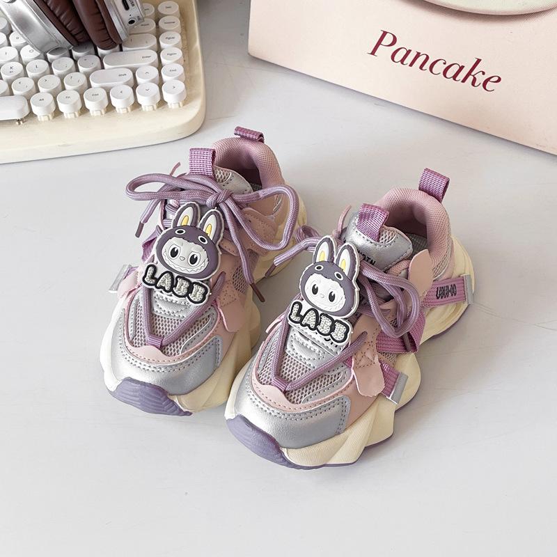 Classmate Girl Autumn 2025 New Rabub Children's Sports Shoes Little Girl Fashion Explosion New Fashion