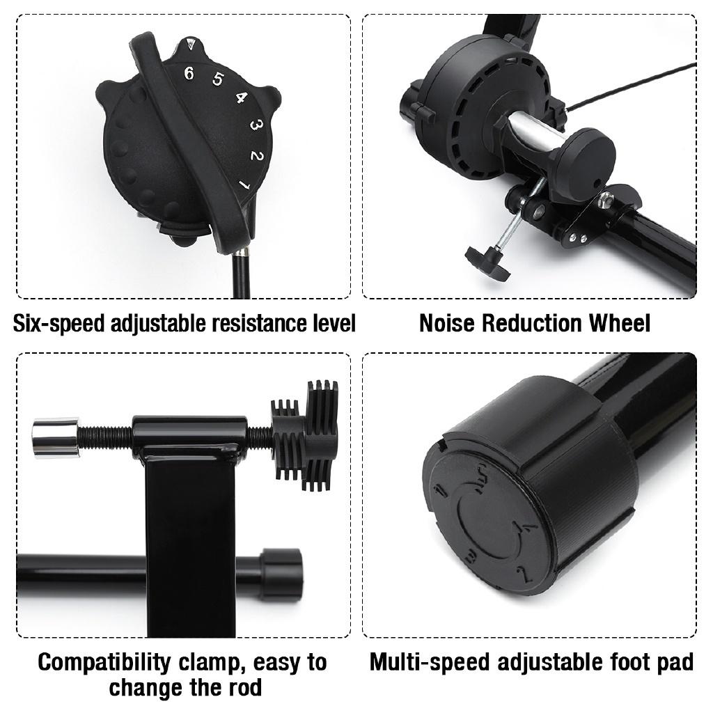 Indoor Exercise Bike Trainer 6 Speed Magnetic Resistance Bicycle Trainer Road MTB Bike Trainers Cycling