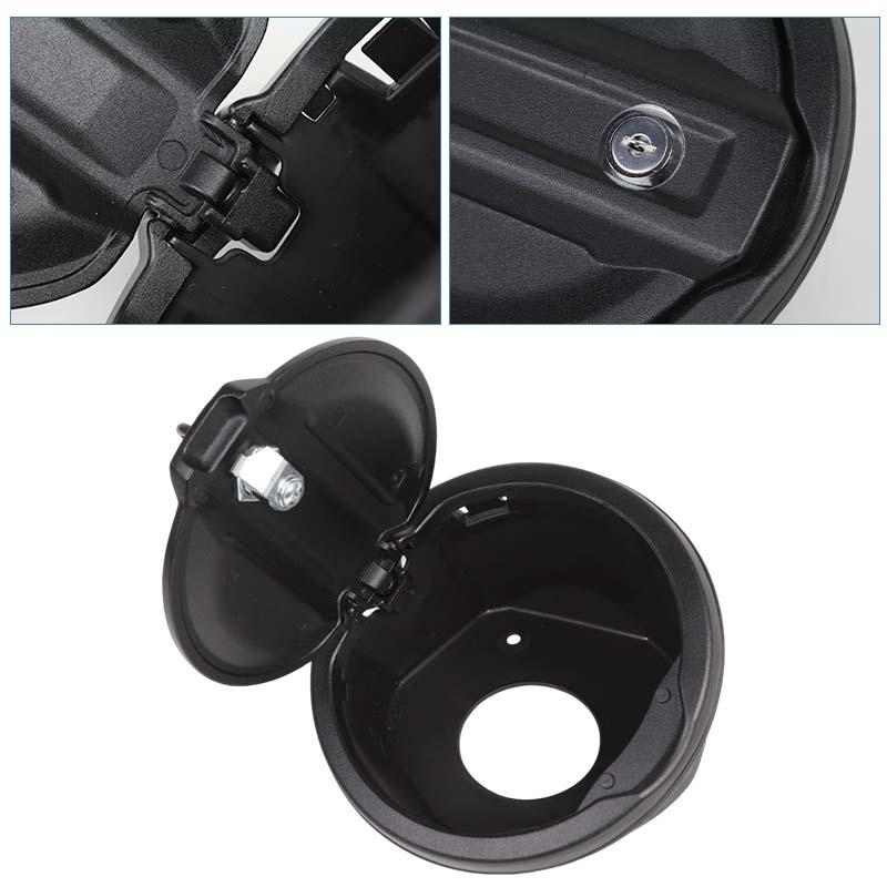 Aluminum Alloy ABS Gas Fuel Oil Tank Cap Cover With Lock For Jeep Wrangler JL 2018 Up Car Exterior Accessories