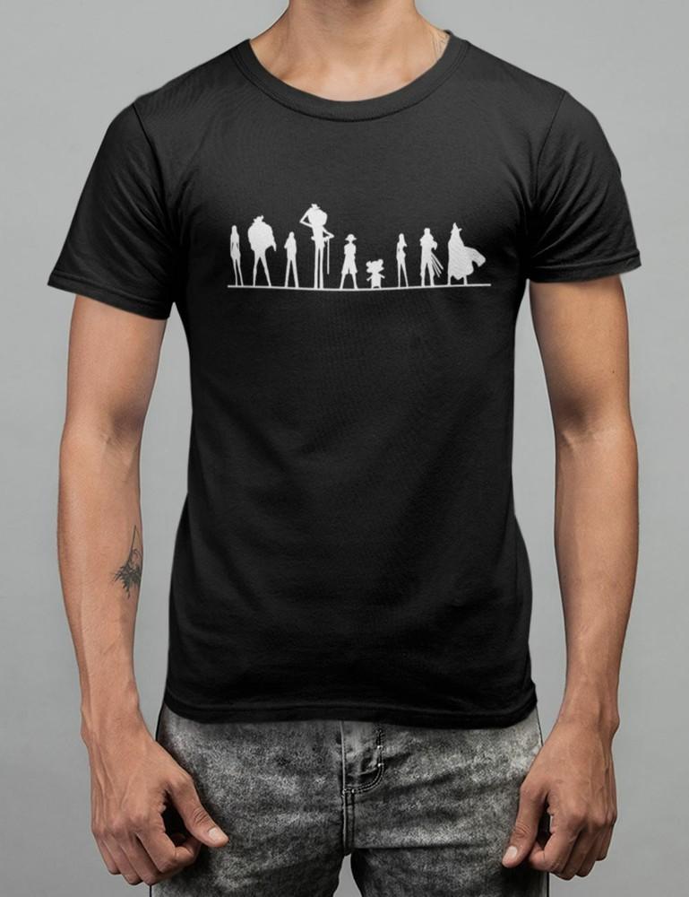 

One Piece Футболка с черепом Пиратский флаг Команда Мугивары Аниме Мужская футболка 4XL