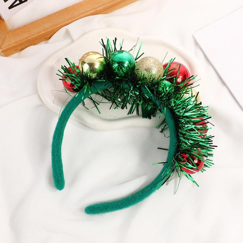 Performance Party Headband Colored Balls Holiday Hair Accessories Women Girls
