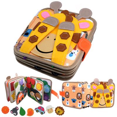 Baby Toy Soft 3D Cloth Book First Book Montessori Infant Early Color Cognitive Educational Toys Learning Basic Life Skills Toys