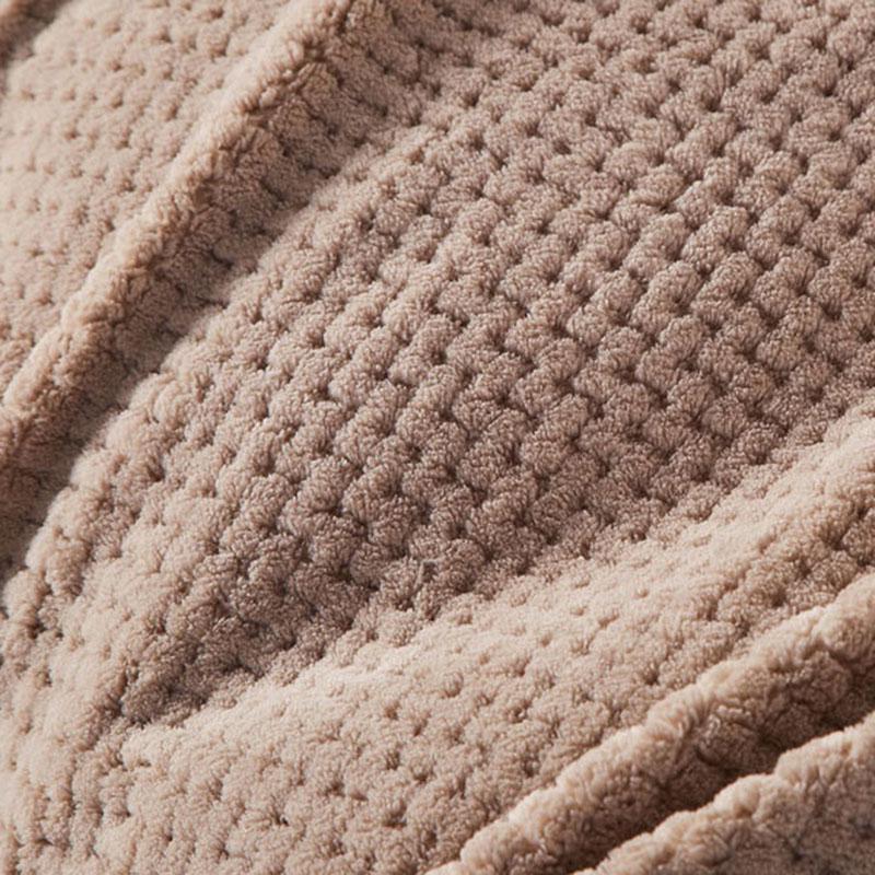 Flannel Blanket Thickened Coral Fleece Soft Blanket Plush, Fluffy, Warm, Cozy – Perfect for Bed, Sofa