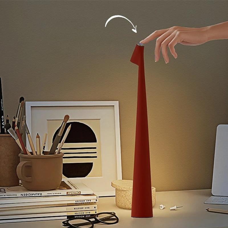 Dressing Lamp Rechargeable Touch Switch Table Lamp LED Desk Lamp Household Night Light Bedside Ambient Light Table Decoration