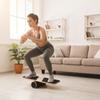 Natural Wood Finish Roller Balance Board Physical Rehabilitation Wooden