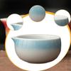 Ceramic Bowl for Matcha, 500ml Capacity with Spout Tea Preparation