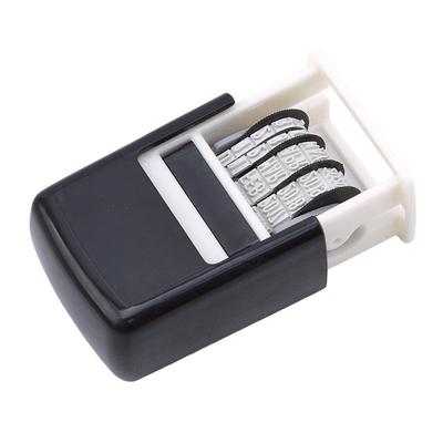 Planer Datumsstempel Stempelkissen Set Mini Selbstfärbende Stempel Für Büro Schulbedarf Prägen DIY Griff Konto Datumsstempel
