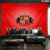 Sunderland A.F Custom Name Wall Tapestry Aesthetic Wall Hanging Printed Fabric Blanket Decorative Tapestries for Bedroom Living Room Home Decor