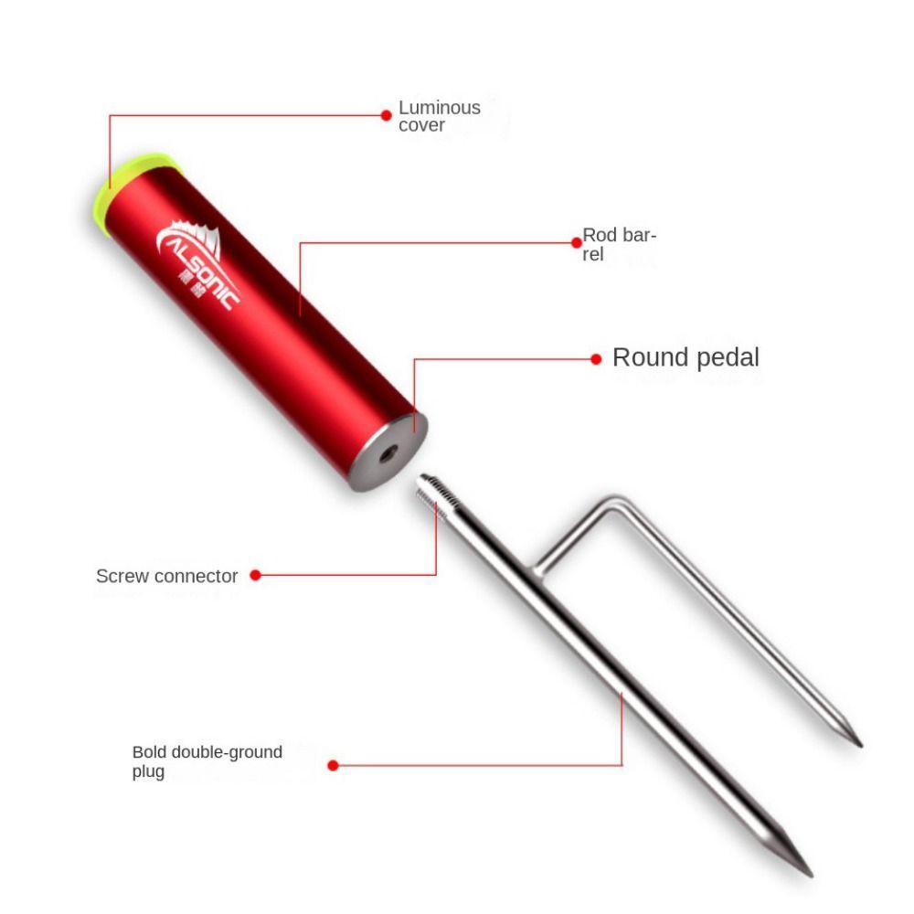 Suporte de Vara de Pesca de Inserção no Solo Soquete de Vara de Pesca de Metal Suporte de Vara de Pesca de Mar Vara de Pesca