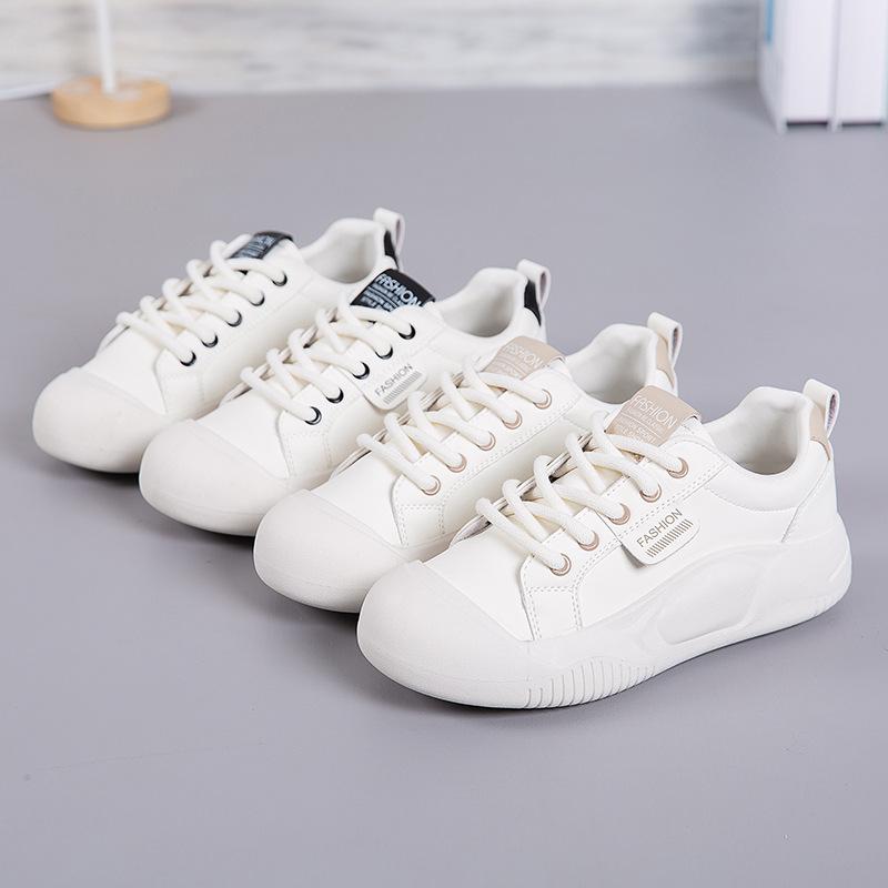 Popular Ugly Cute Little White Shoes 2025 New Spring Women's Platform Sports Versatile Casual Soft Baseplate Shoes