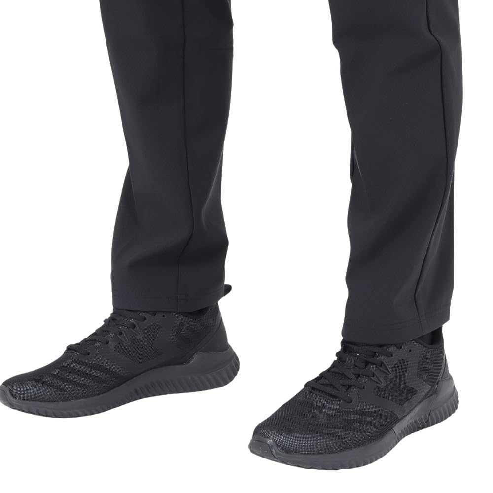 Mizuno Tech Shield Training XL Pants, Windproof, Stretch, Water-Repellent, MC-LINE 32MDA653, Black/Black,