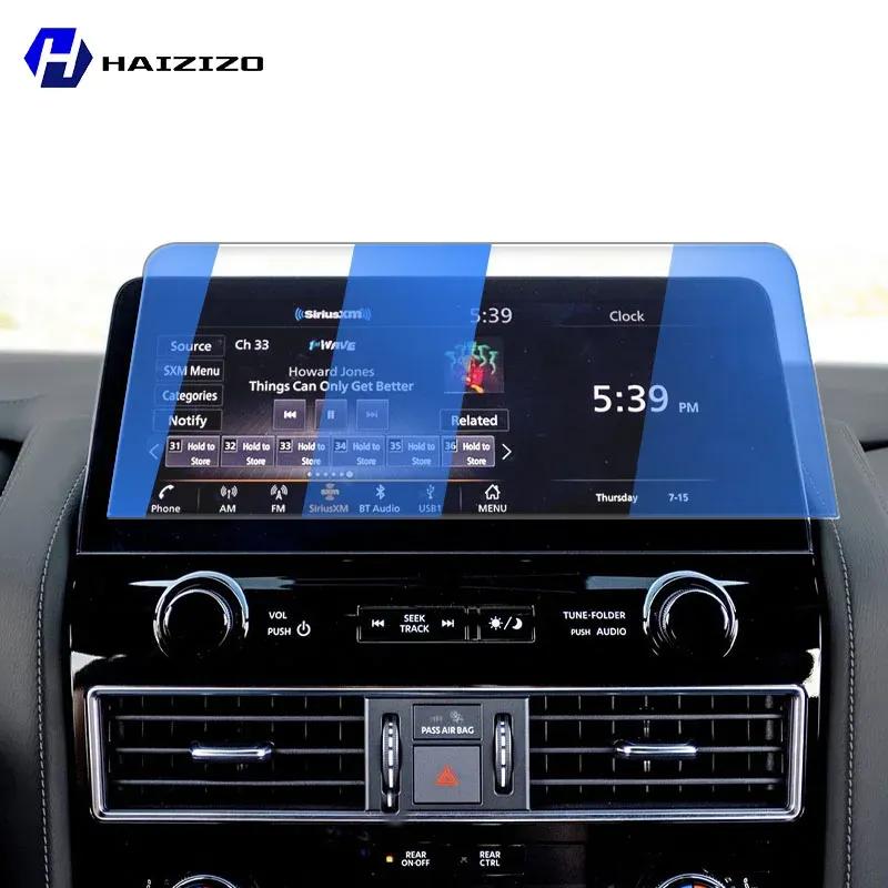 For INFINITI QX80 -2024 Tempered Glass Car Navigation Screen Protector Film Dashboard Monitor Screen Protective Film refit