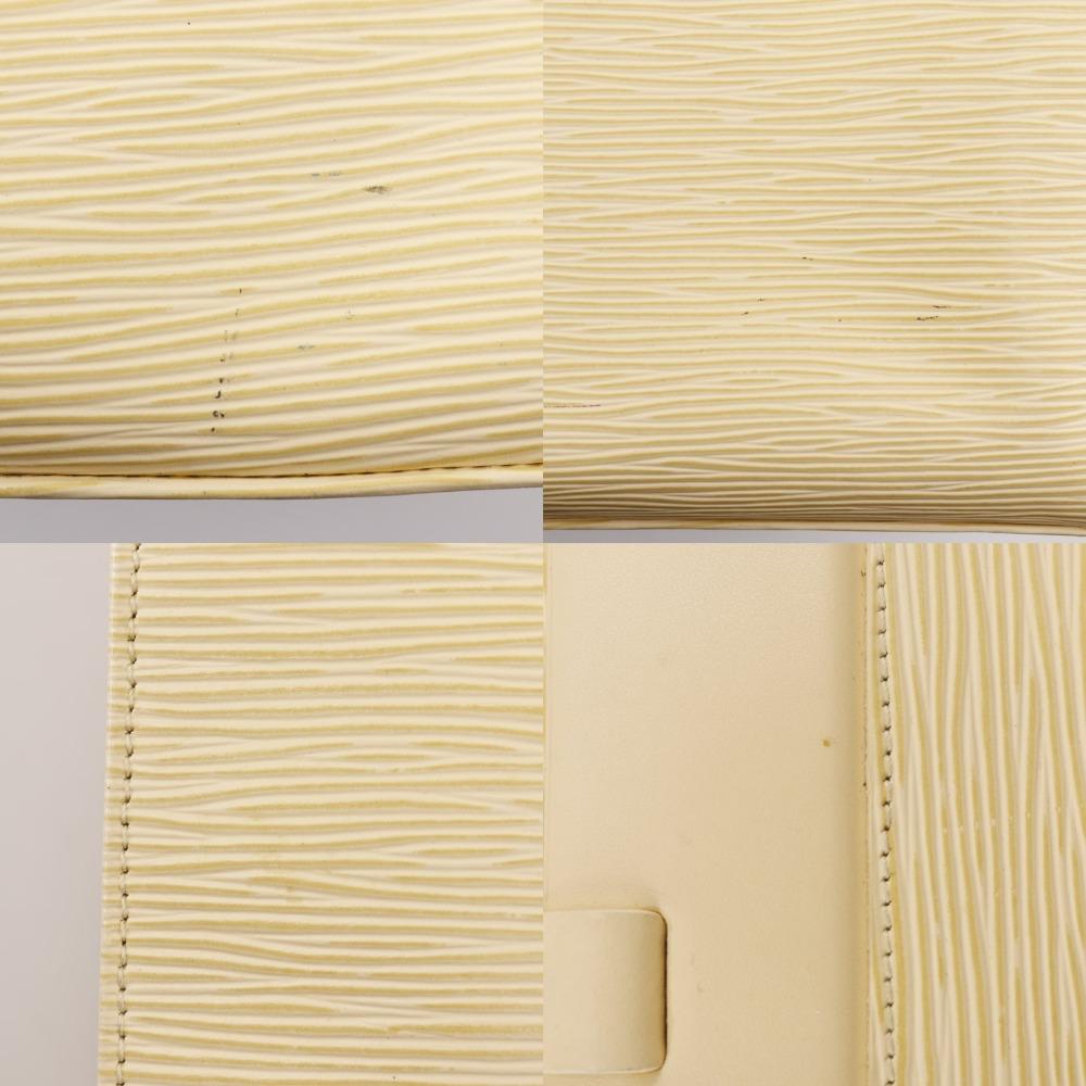 LOUIS VUITTON Croisette PM Tote Bag M5249A Vanilla cream Epi Leather Women Used