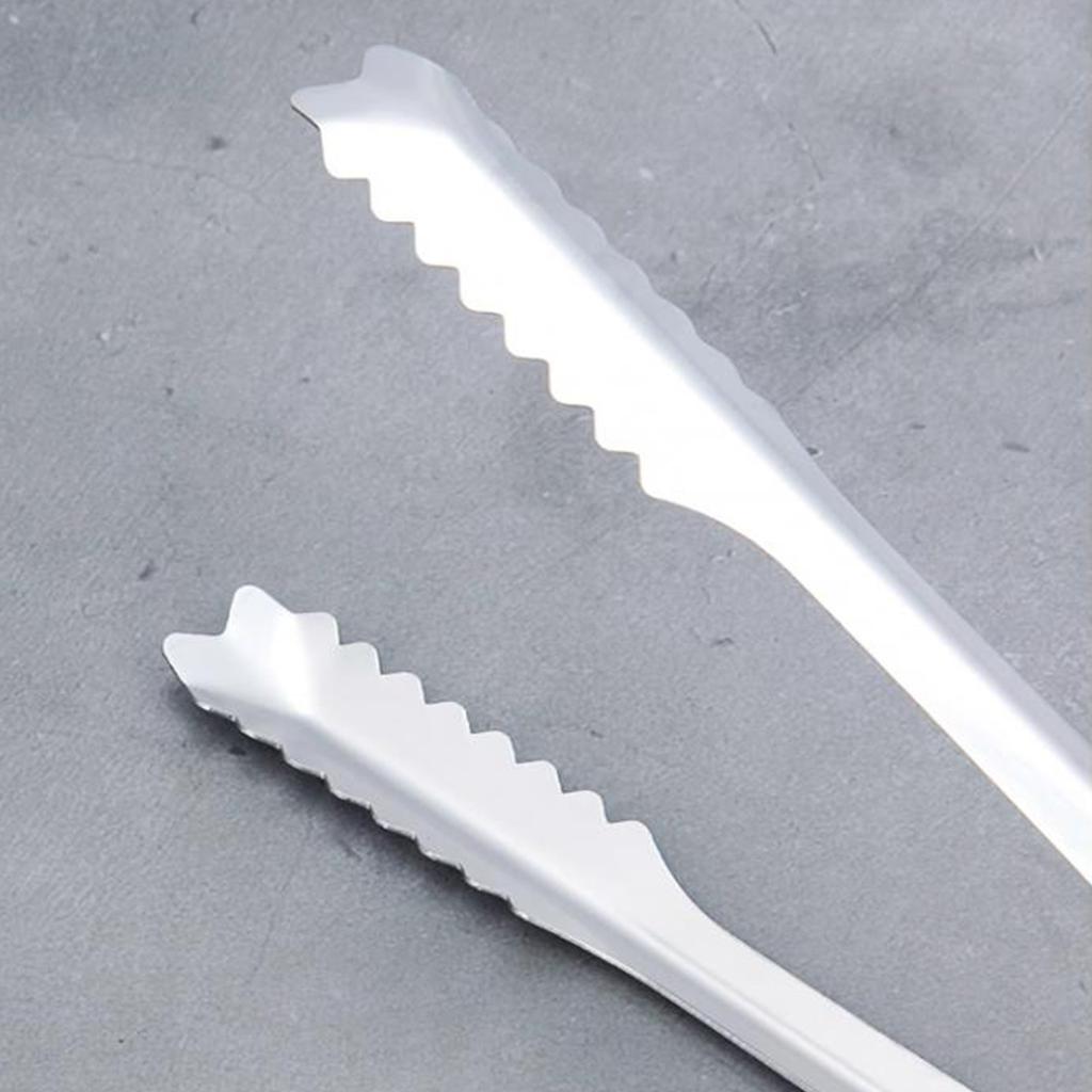Ice Tong Multifunction Thickened Stainless Steel Fruit Serving Tongs for Bar Party Wedding Kitchen
