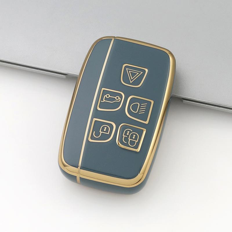 For Land Rover Range Rover Evoque Sport Freelander Discovery Velar For Jaguar Xe Xf Xj Tpu Car Key Case Shell Cover Fob