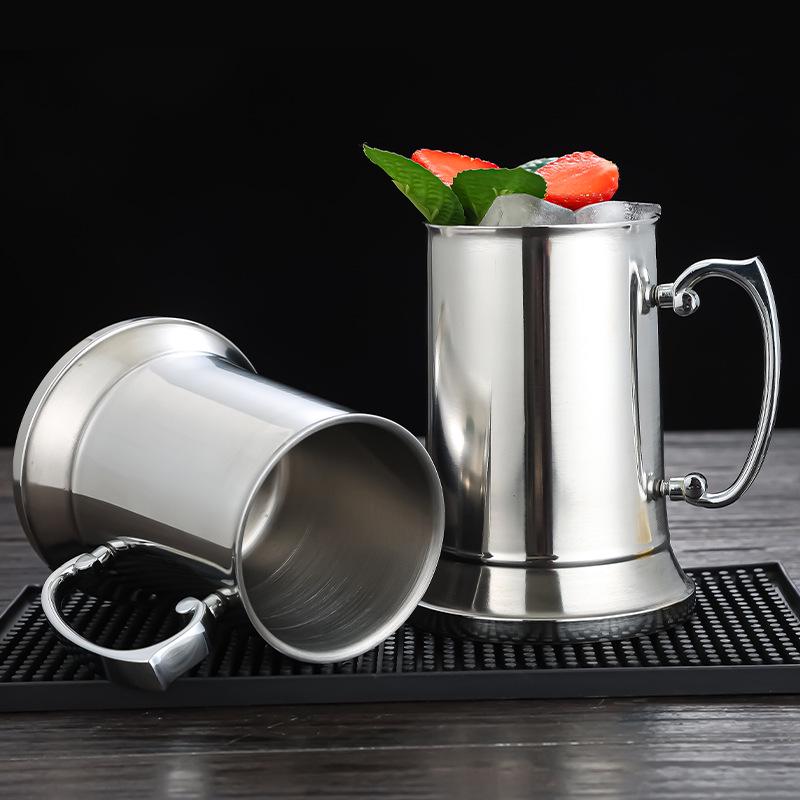 304 Stainless Steel Flame Cocktail Shaker & Beer Mug
