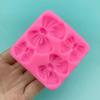 Bows Soap, 3D Silicone Mat Chocolate Cake Fondant Baking Making Clay Ice DIY Hard Gummy Cube Tray Set Decoration Handmade Craft for Kids
