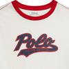 Polo Ralph Lauren Logo Pattern Color Block Cotton Knit Washed Round Neck Short Sleeve T-Shirt Kids tops 323P02588-002
