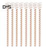 Electroculture Plant Stakes Copper Gardening Antenna Stakes Spiral Copper Wire On Wooden Stakes for Electroculture Plants Fruits Vegetables Growth
