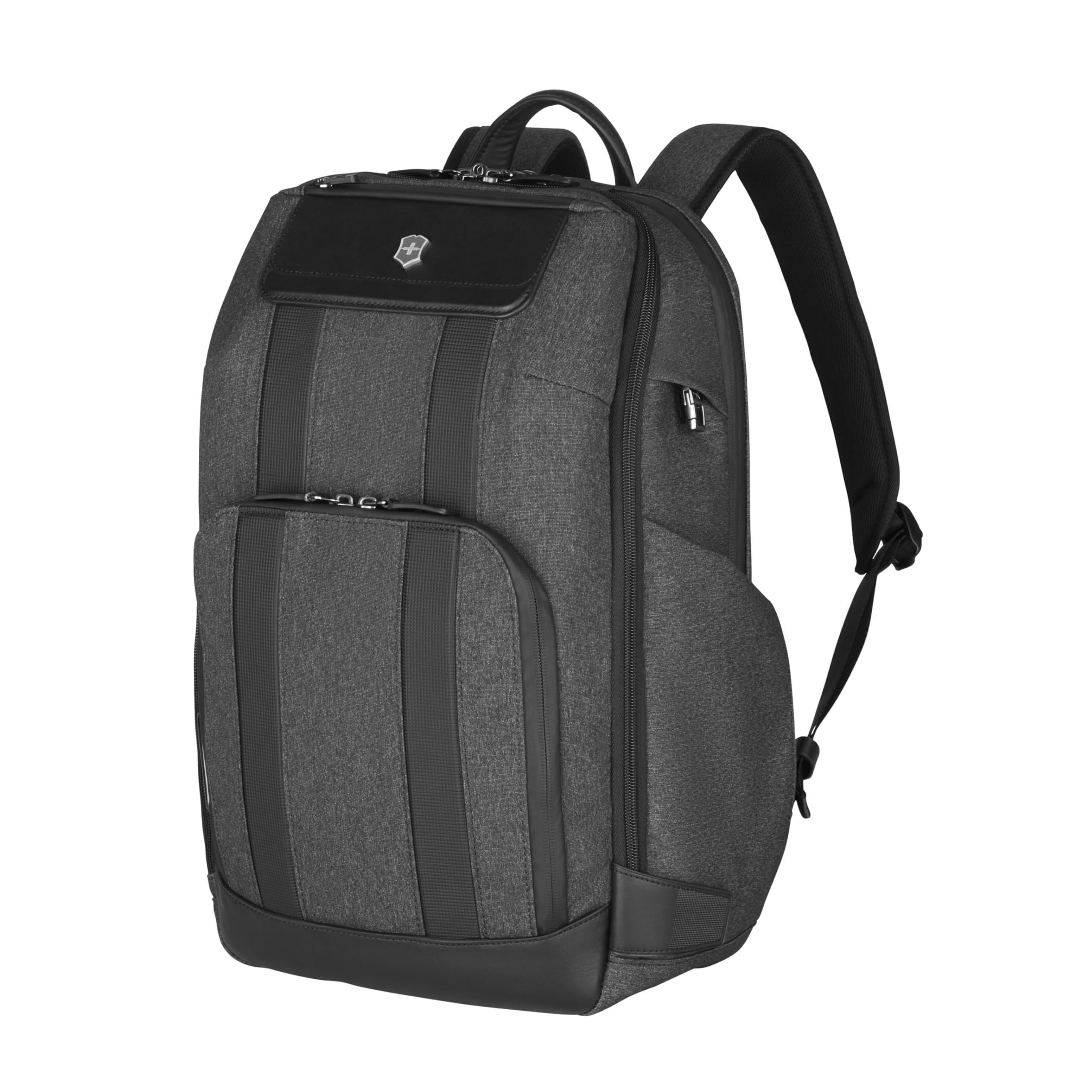 

Victorinox Architecture Urban2 Deluxe This functional and spacious backpack offers ample storage for your organizer and a water bottle Personalization сірий колір
