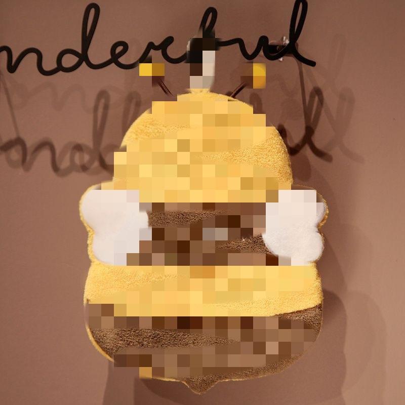 

Мультяшное коралловое велюровое подвесное бытовое полотенце для рук, быстросохнущее, мягкое, впитывающее, детское, для детского сада, школы