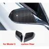 Pro Tesla Model 3 / Model Y Vyměnit autopříslušenství Zpětná zrcátka Kryt skořepiny Kryt křídlových dveří Kryt bočního zrcátka 1 pár