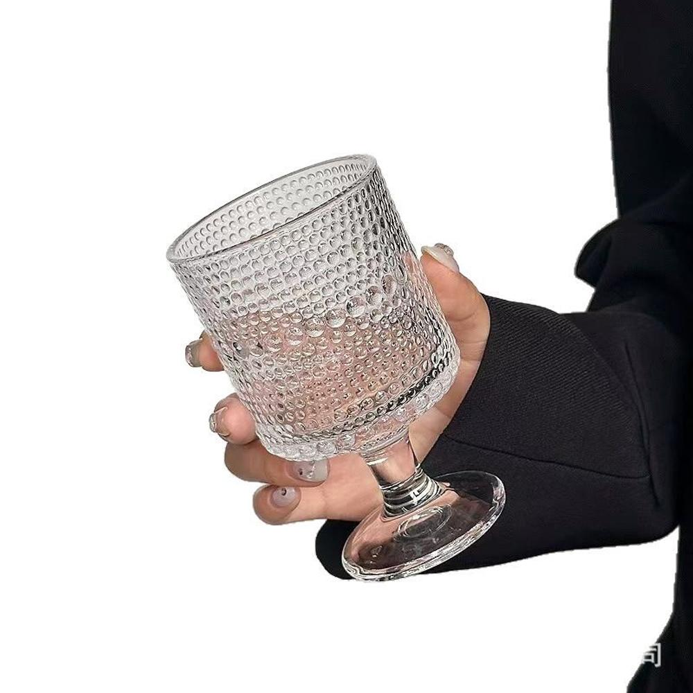 

Винтажный бокал 8 унций, прочный и долговечный с рельефным узором подсолнуха на корпусе, подходит для вечеринок с холодным чаем и виски One Size