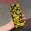 2DFlat Samsung Phone Case Yellow Smiley Faces Pattern Phone Case Applicable To Galaxy S22 S23 S24 S25ULTRA S26 A12 A13 A14 A15 A16