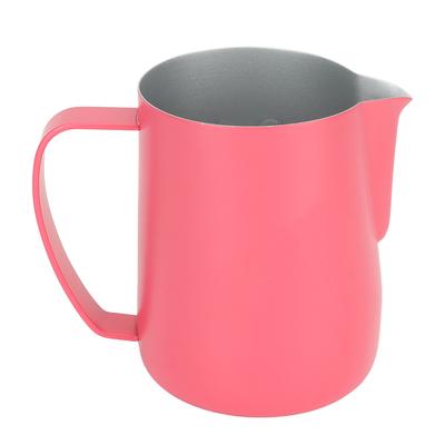600ml Milk Frothing Pitcher Coffee Steaming Pitcher Stainless Steel Milk Coffee Art Frothing Pitcher Point Mouth Milk