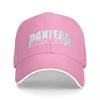 Berretto da camionista bianco con logo della band Metal Pantera Merchandise Snapback vintage per unisex Cappellino regolabile