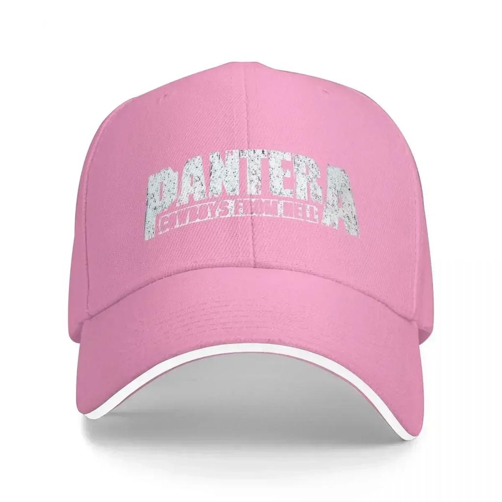 Berretto da camionista bianco con logo della band Metal Pantera Merchandise Snapback vintage per unisex Cappellino regolabile