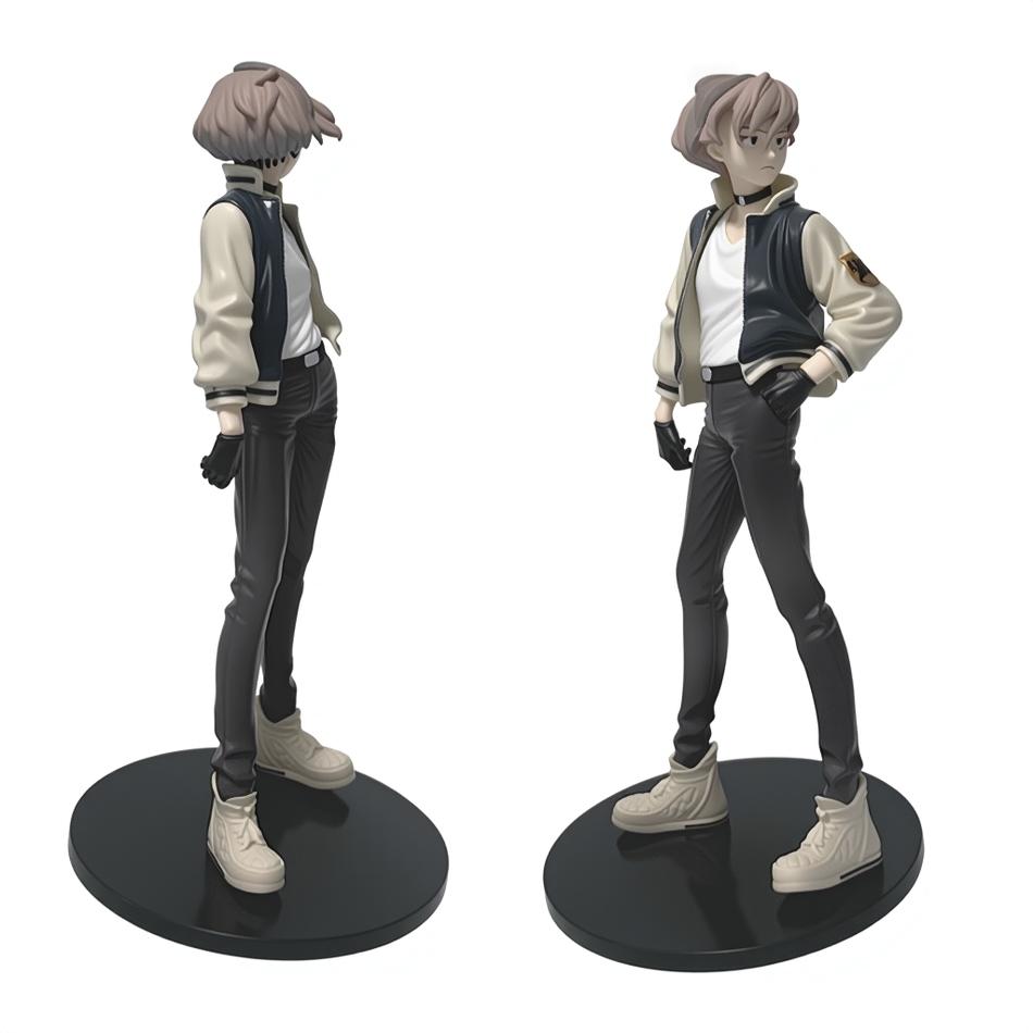20cm Bungou Stray Dogs Nakahara Chuuya Anime Figürü Dazai Osamu Aksiyon Figürü Edogawa Rampo Figürü Koleksiyonluk Model Bebek Oyuncakları